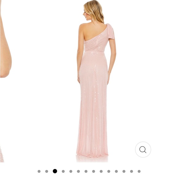 Mac Duggal Pink Pearl Gown - Picture 4 of 8